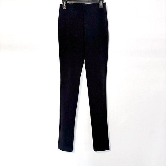 NWOT Zara Women's extra long high rise black slit flare leggings, Size S - Picture 7 of 12